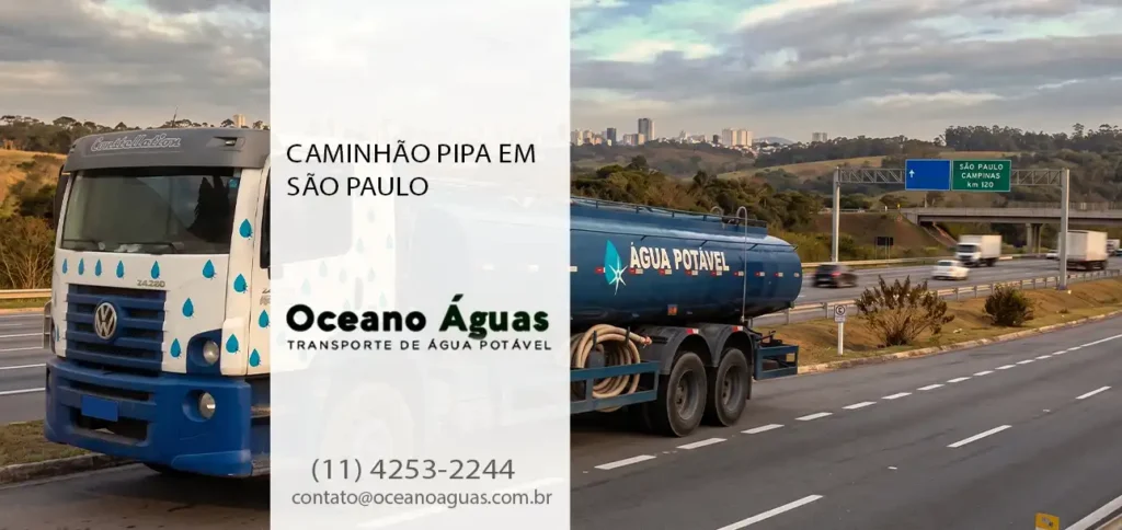 Caminhão Pipa em São Paulo