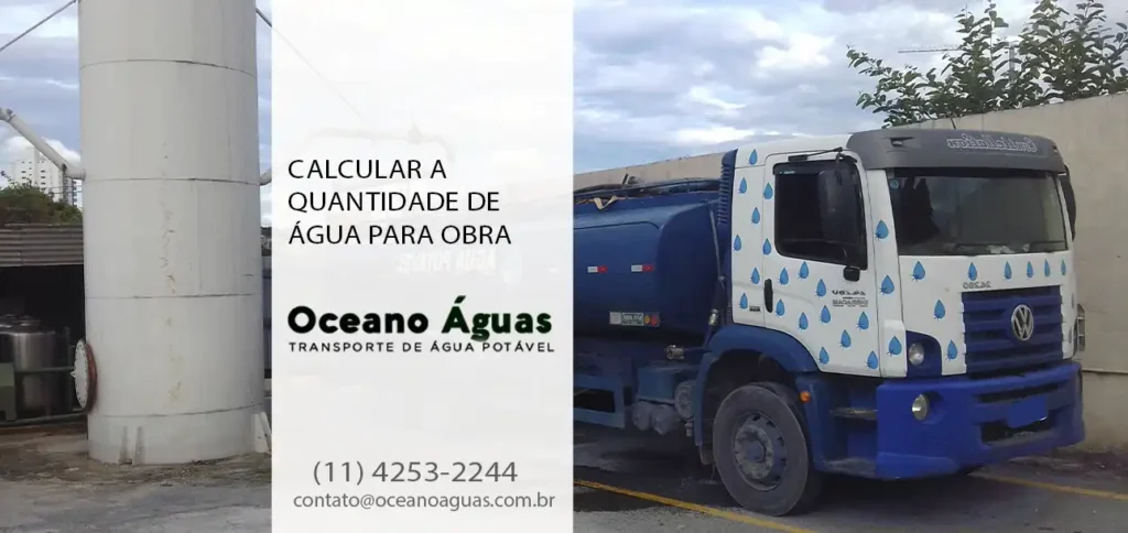 Calcular a Quantidade de Água para Obra