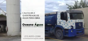 Calcular a Quantidade de Água para Obra